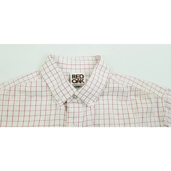 Red Oak Medium Men's USC Button Down Embroidered Tommy Trojan Pocket Logo Shirt - Picture 6 of 11